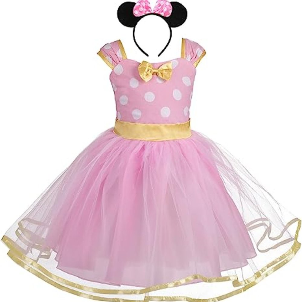 Dressy Daisy Baby Toddler Girl Polka Dots Fancy Dress Up Costume Birthday Party